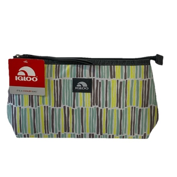 Insulated Cooler Bag Igloo Storage Bag Striped  NWT - Picture 1 of 11